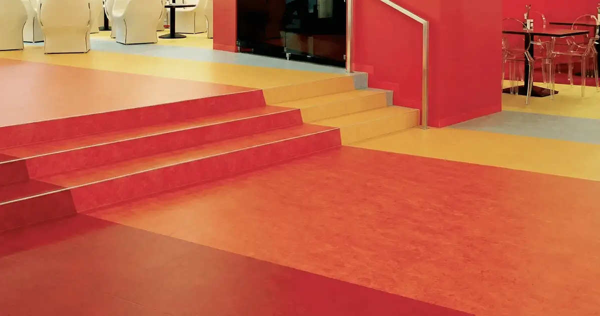 Snack bar with beautiful professionally installed linoleum flooring in Santa Ana, CA